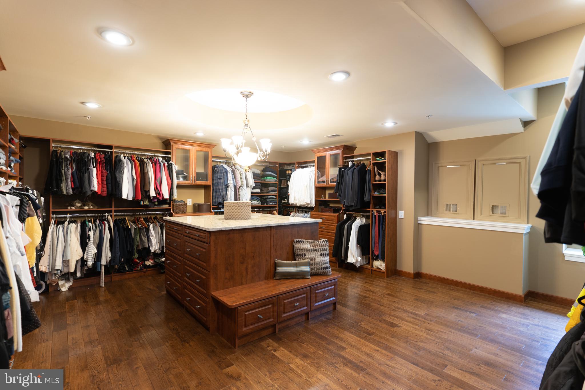 9900 Newhall Road Potomac, MD 20854 - Photo 24 of 45 Owner's Suite Dressing Room w/ Custom Built-ins