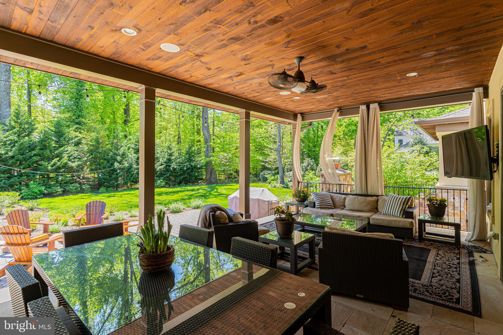 9900 Newhall Road Potomac, MD 20854 - Photo 9 of 45 View from Covered Patio