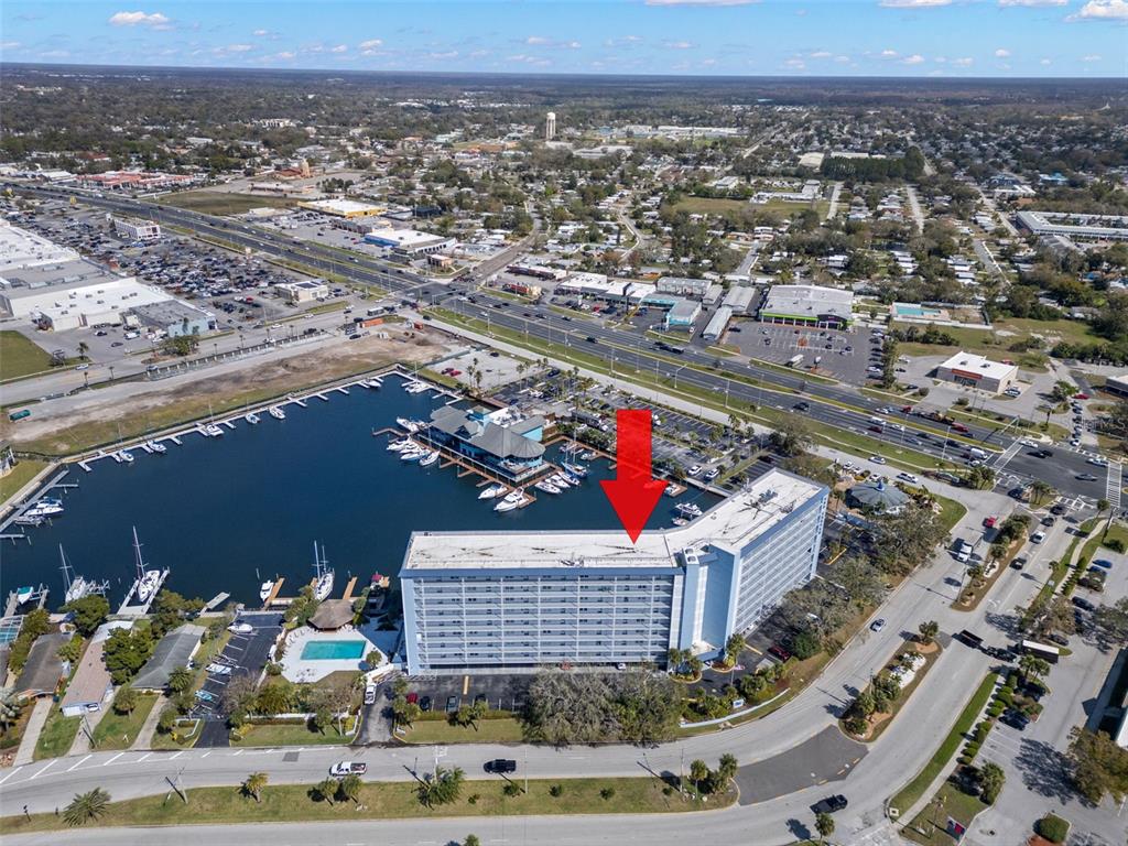 4939 Floramar Terrace, Unit 208 New Port Richey, FL 34652 - Photo 34 of 36 an aerial view of a house