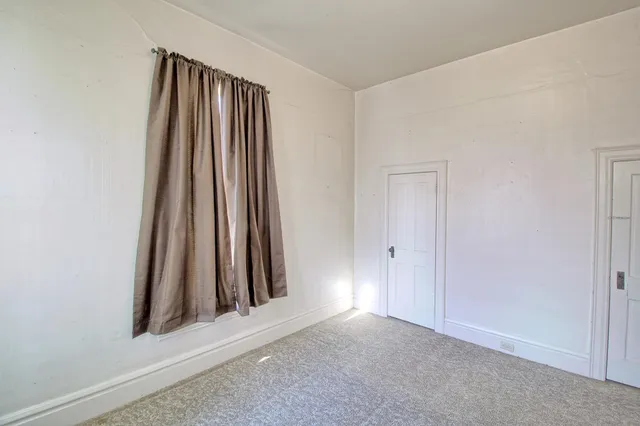 an entryway with a window