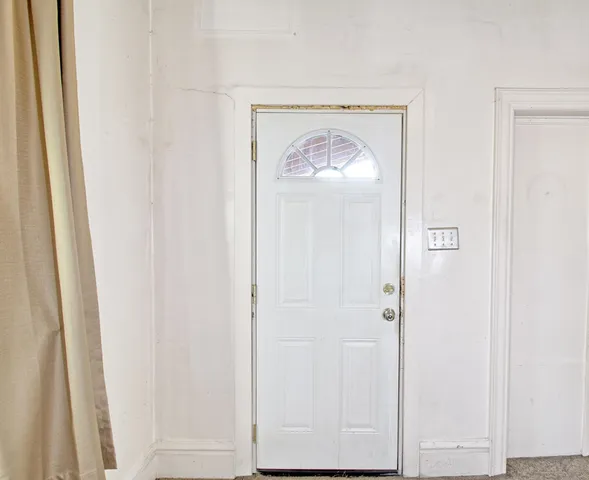 a close view of closet