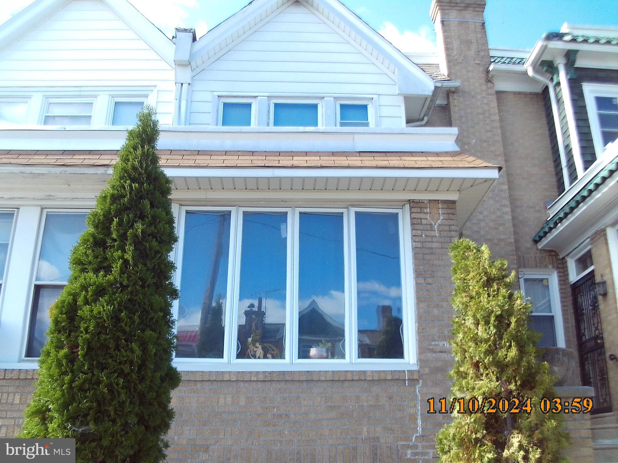 a view of a house with a plants and a tree