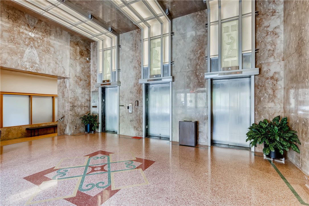 710 Colorado Street, Unit 4J Austin, TX 78701 - Photo 27 of 37 Historic art deco lobby