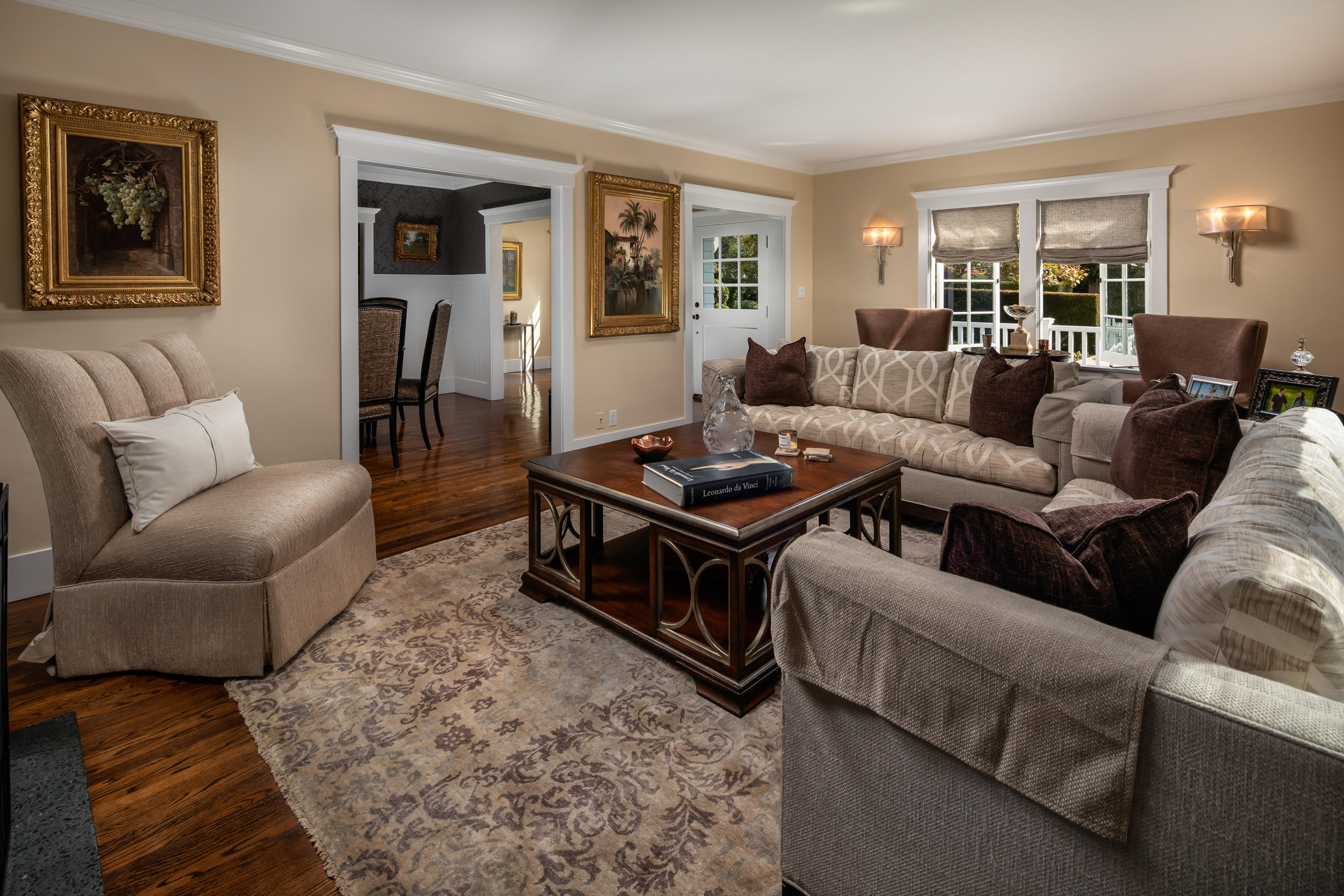 199 Ocean View Avenue Carpinteria, CA 93013 - Photo 8 of 19 a living room with furniture and wooden floor