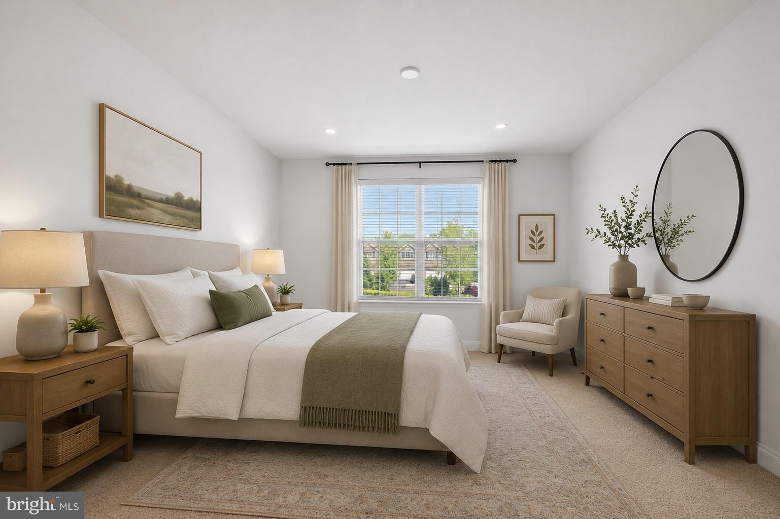 304 Dye Way Moorestown, NJ 08057 - Photo 26 of 31 Virtually Staged Guest Bedroom
