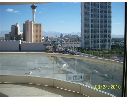 2777 Paradise Road, Unit 1008 Las Vegas, NV 89109 - Photo 12 of 17 View. VIEW FROM BEDROOM