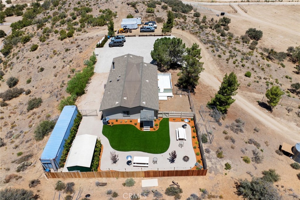 33415 Oracle Hill Road Palmdale, CA 93550 - Photo 41 of 44 an aerial view of a house with a swimming pool