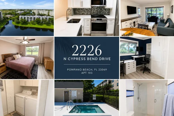 $2,400 | 2226 North Cypress Bend Drive, Unit 103, Pompano Beach, FL 33069