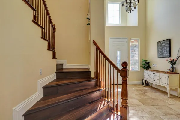 a view of entryway and hall