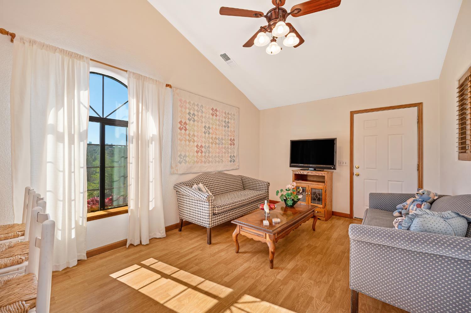 14470 Riva Ridge Circle Auburn, CA 95602 - Photo 33 of 71 a living room with furniture and a flat screen tv