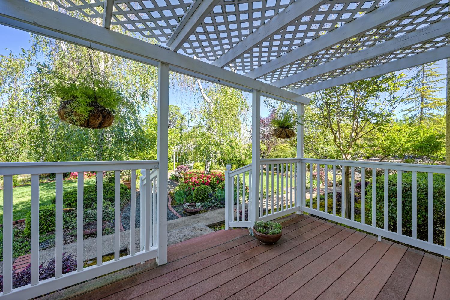 14470 Riva Ridge Circle Auburn, CA 95602 - Photo 38 of 71 a view of balcony with wooden floor