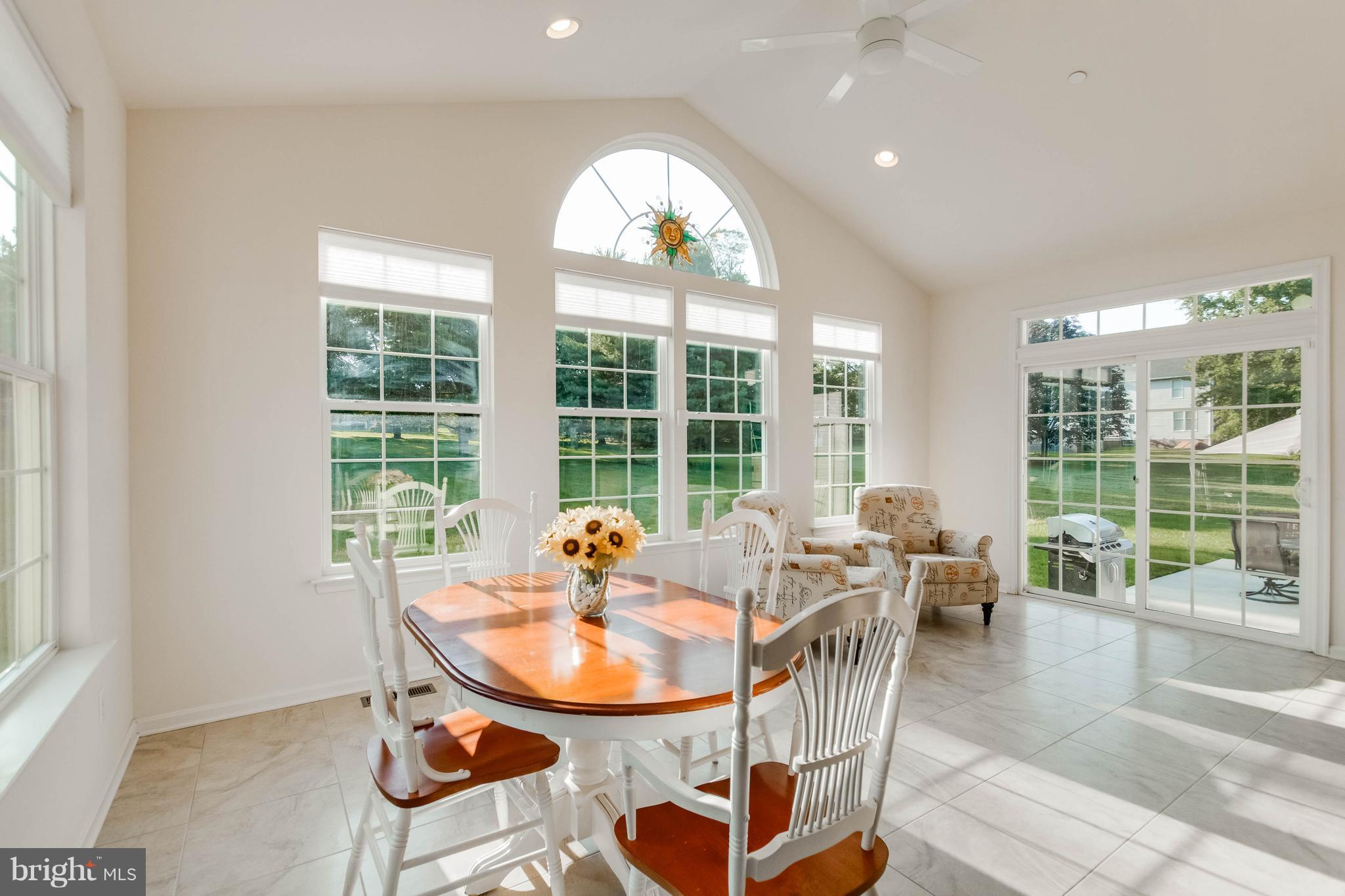 4117 Sweet Air Road Baldwin, MD 21013 - Photo 14 of 30 a view of a dining room with furniture wooden floor and garden view