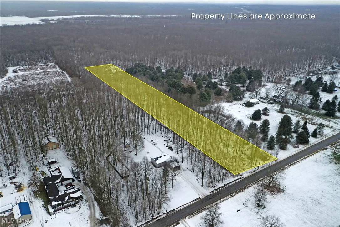 Kale Adams Road Southwest Warren, OH 44481 - Photo 6 of 13 Snowy aerial view of lot