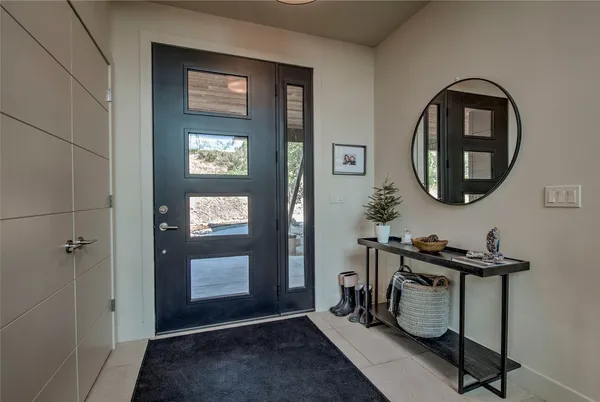 a outdoor living space with furniture and garden view