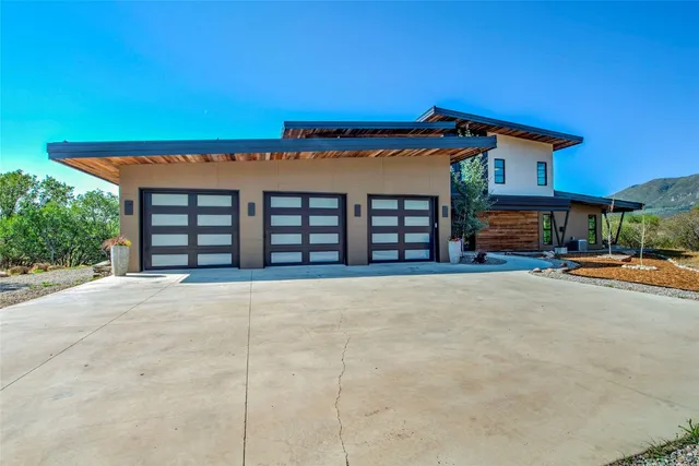 a view of a house with a patio