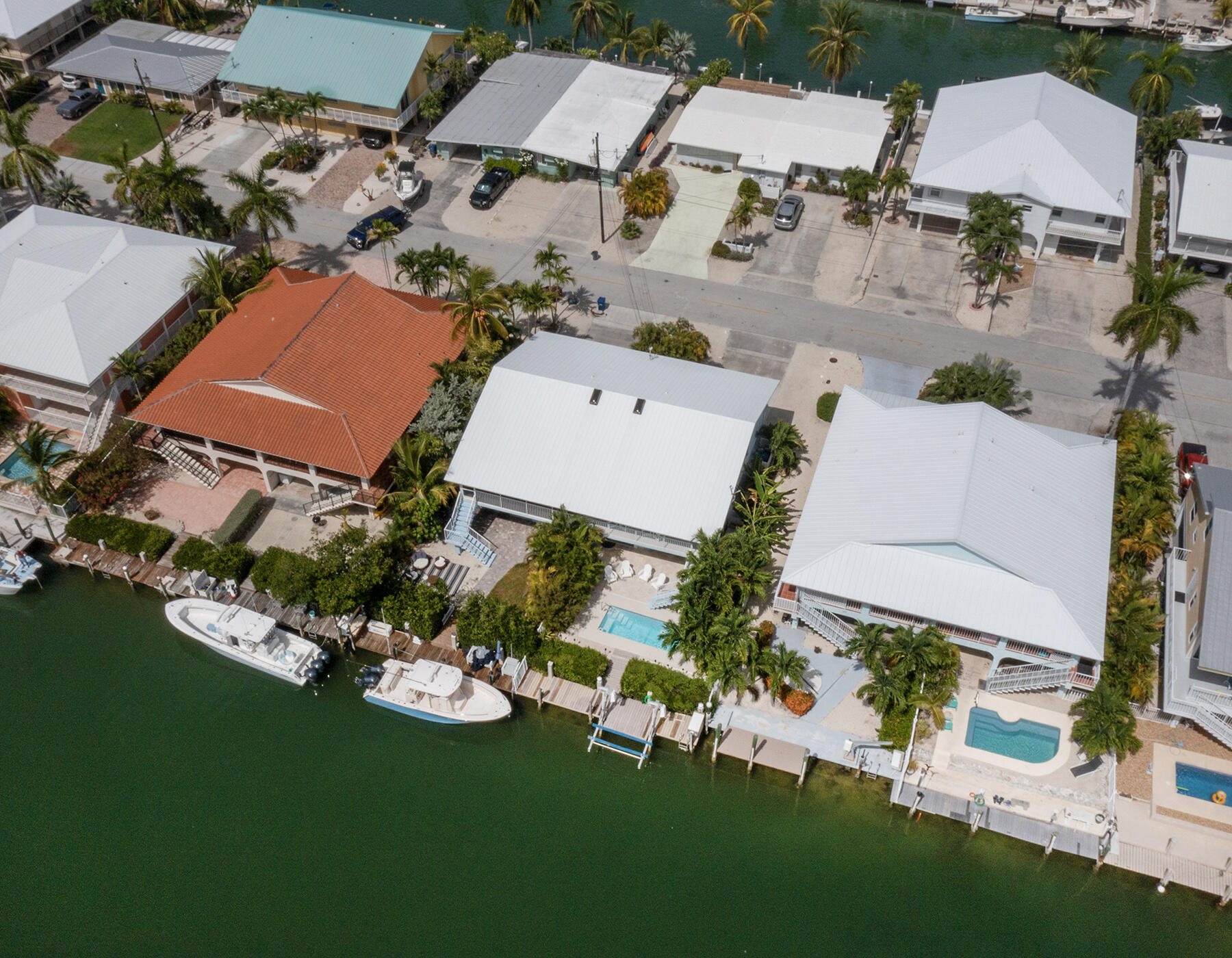 610 9th Street Key Colony Beach, FL 33051 - Photo 26 of 28 an aerial view of a house with a garden