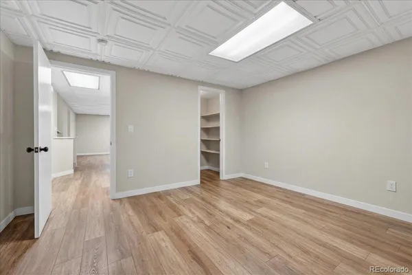 wooden floor in an empty room