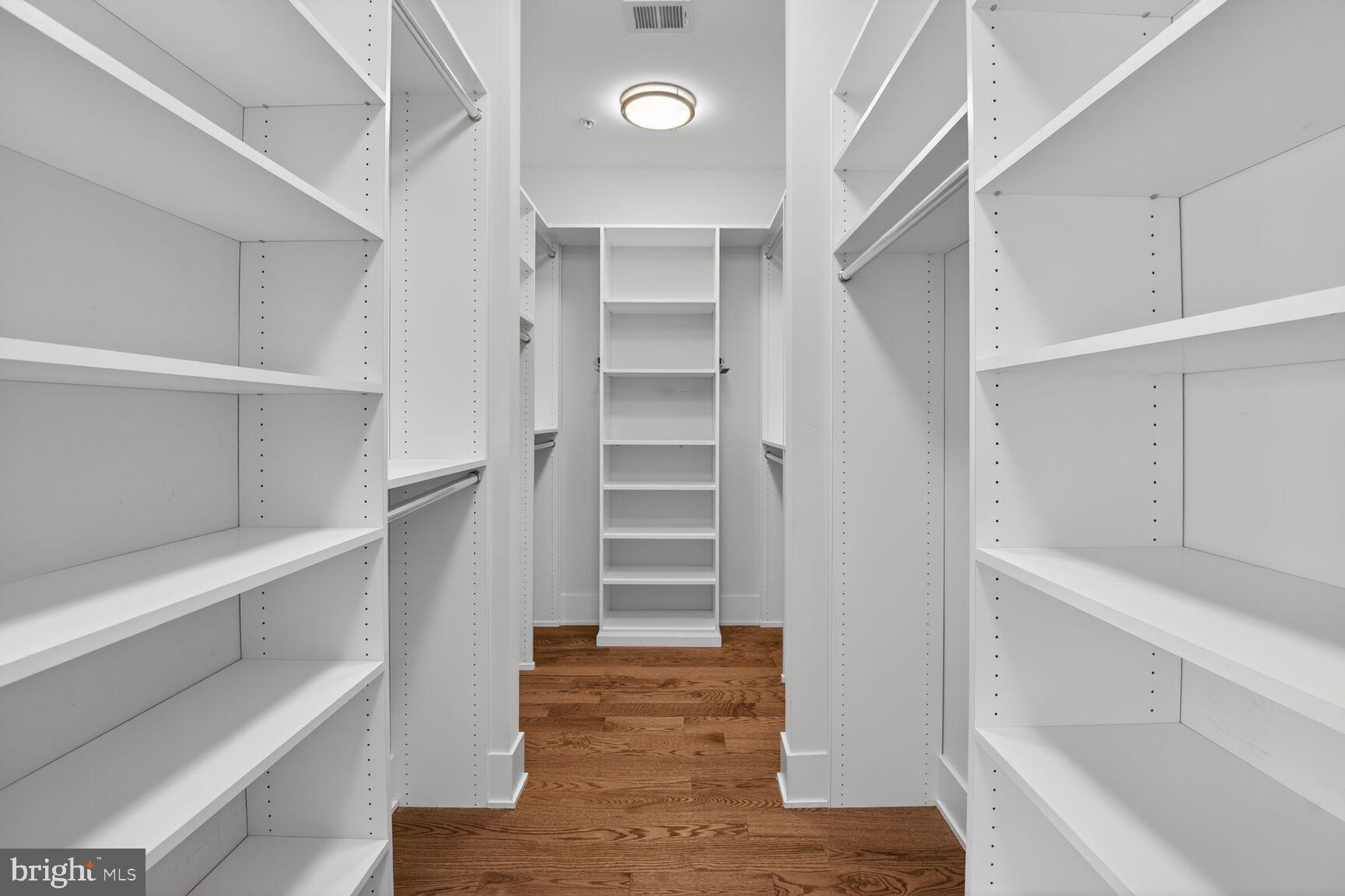 5320 Merriam Street Bethesda, MD 20814 - Photo 31 of 51 a view of walk in closet with empty racks