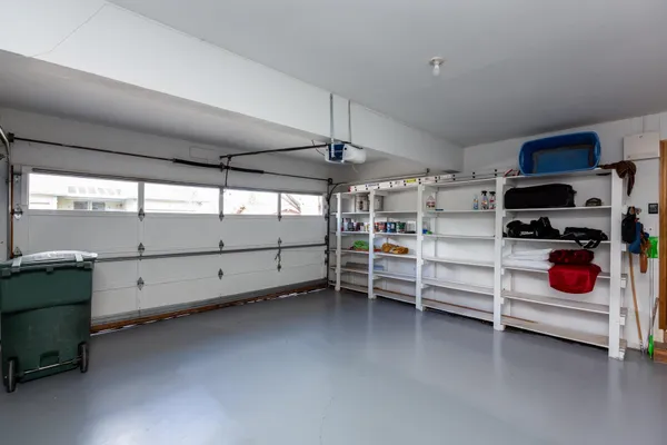a view of a room with cabinet