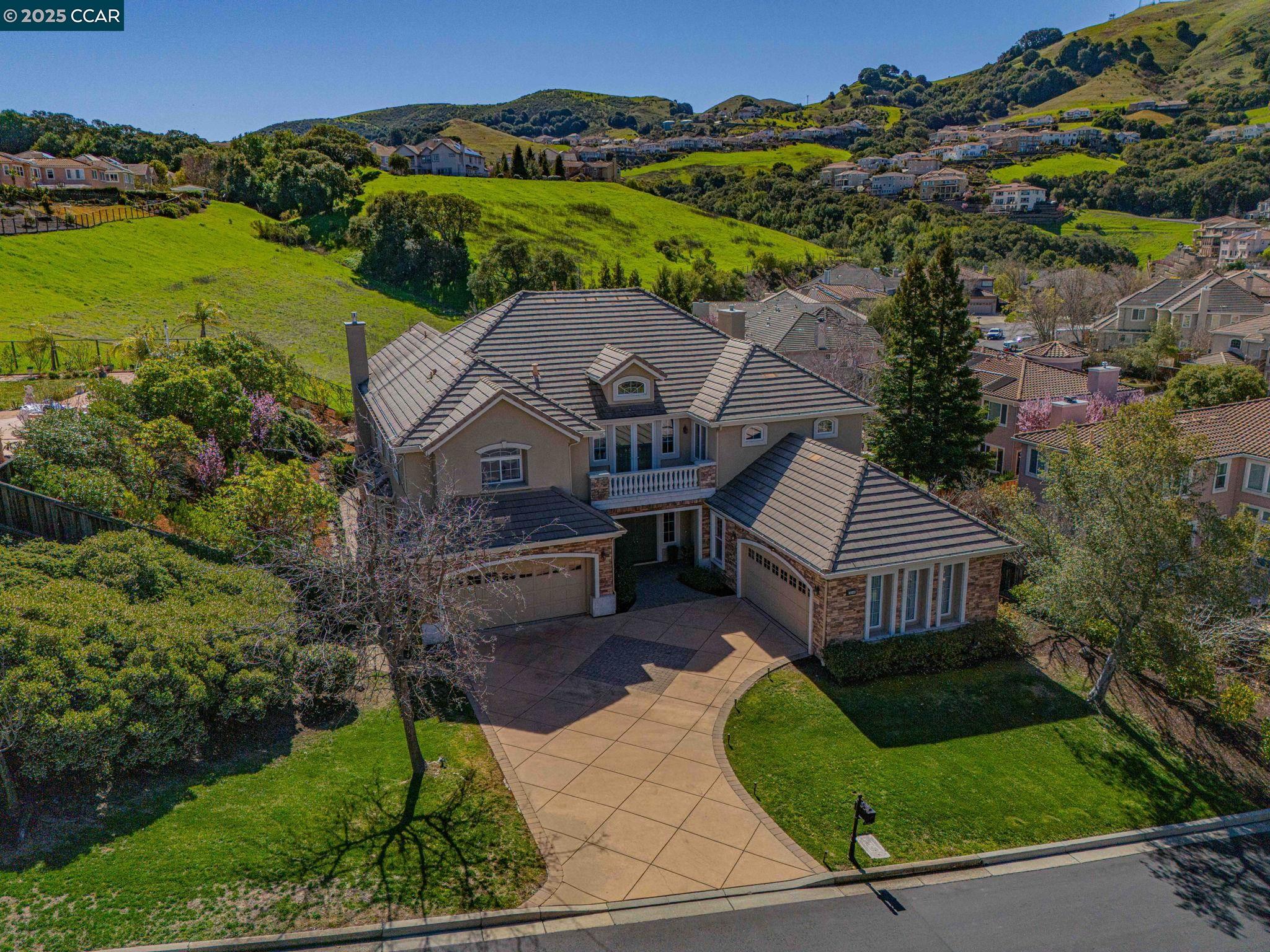 3548 Ashbourne Circle San Ramon, CA 94583 - Photo 1 of 1 an aerial view of a house with a garden