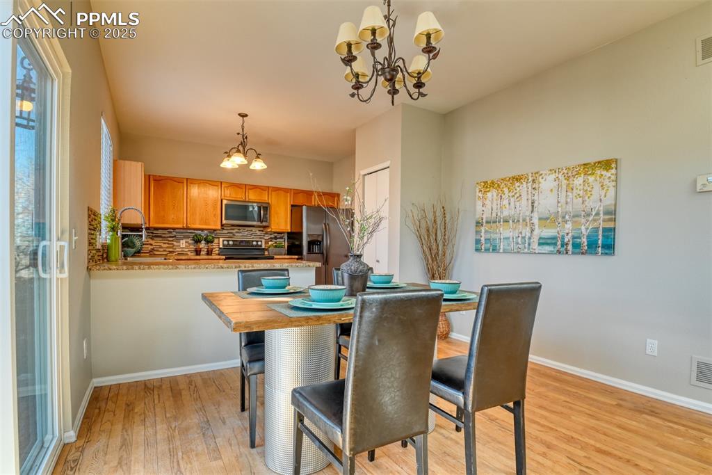 6810 Shore View Colorado Springs, CO 80922 - Photo 10 of 48 a dining room filled with furniture and window