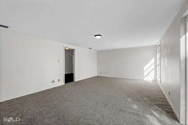 a view of an empty room