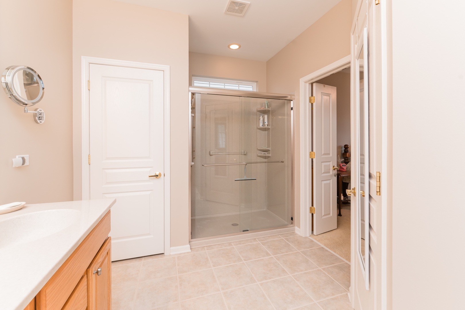 13822 Chestnut Lane Huntley, IL 60142 - Photo 21 of 43 a bathroom with a shower and a sink