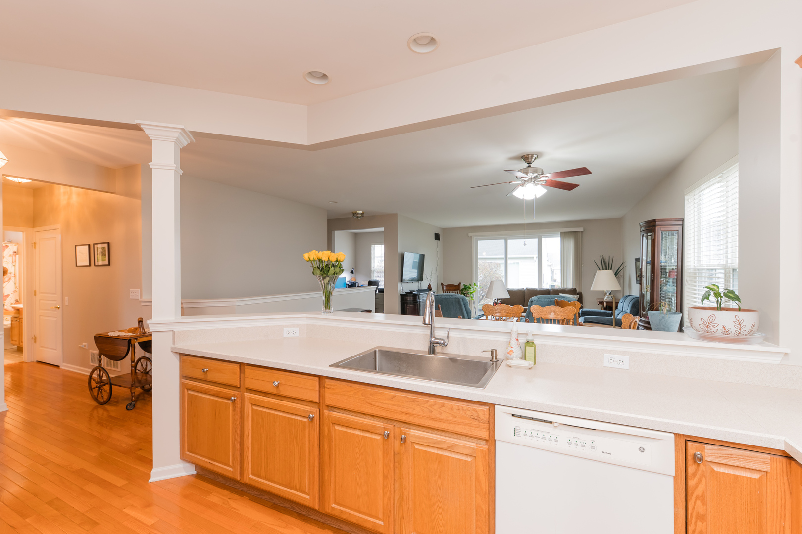 13822 Chestnut Lane Huntley, IL 60142 - Photo 9 of 43 a kitchen with sink and window