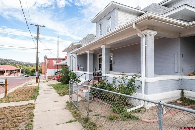 a view of a house with a large windows