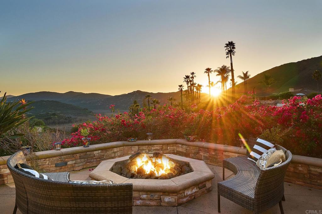 3609 Monte Real Escondido, CA 92029 - Photo 6 of 75 Fire pit is in full working order. Fire is real