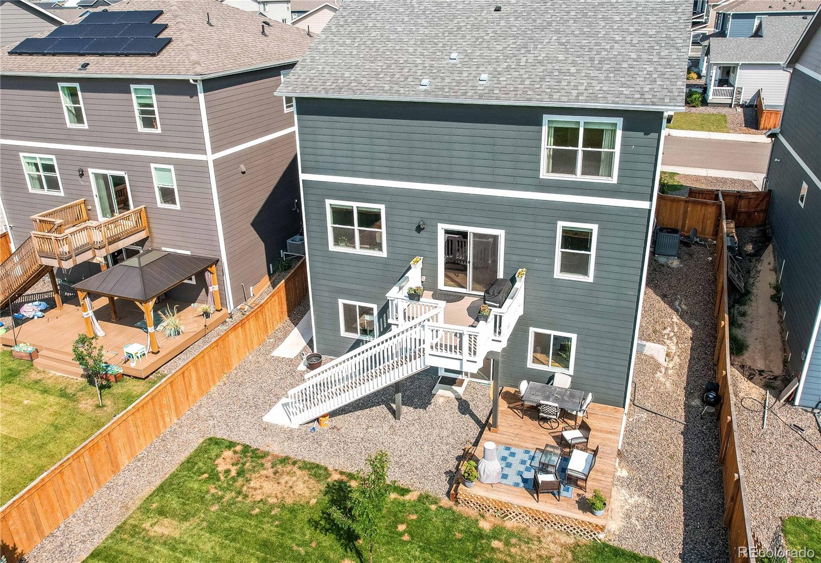 1335 Copeland Falls Road Severance, CO 80550 - Photo 45 of 48 a view of a house with backyard and sitting area