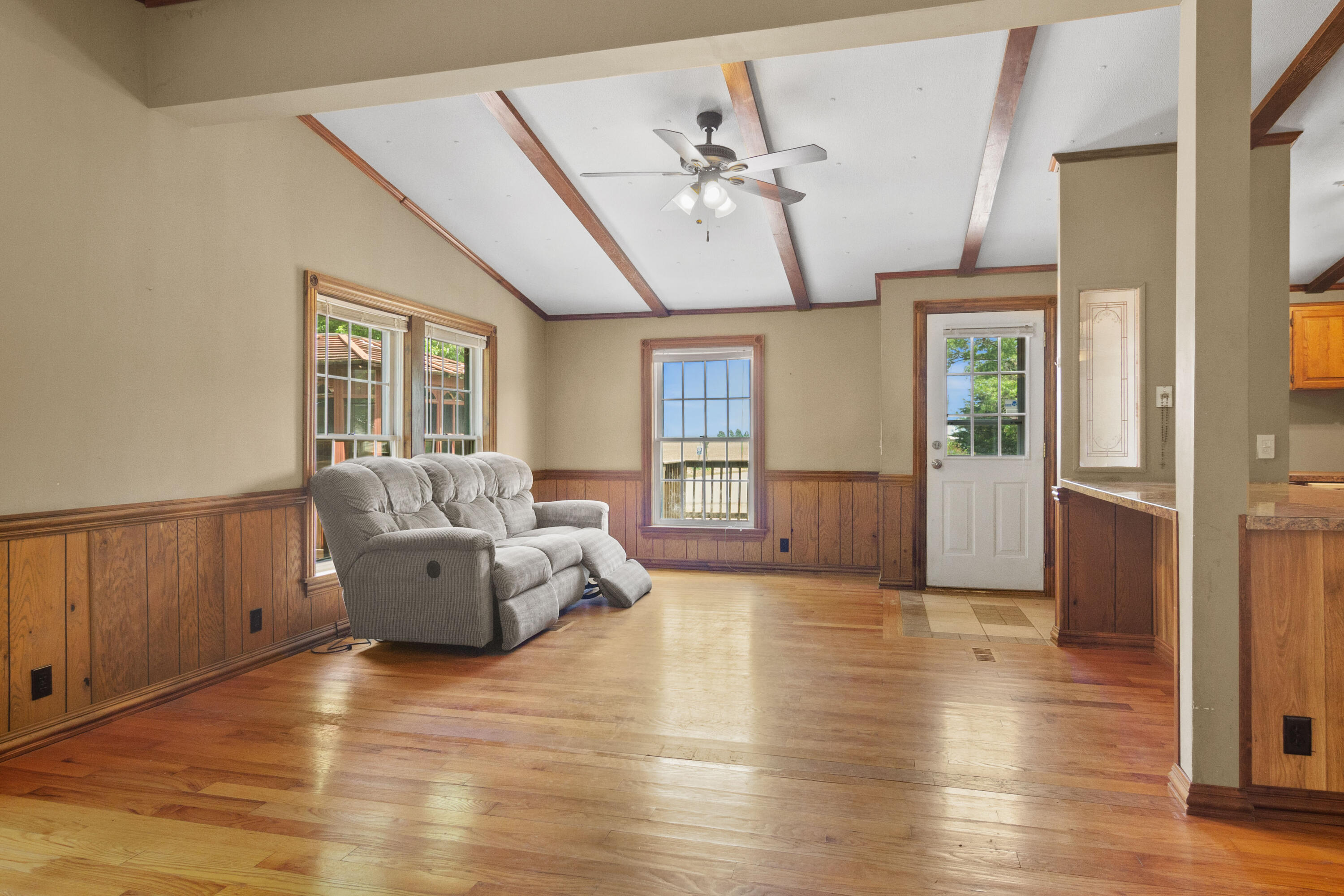 23102 Pierce Street Lowell, IN 46356 - Photo 9 of 32 a living room with furniture and wooden floor