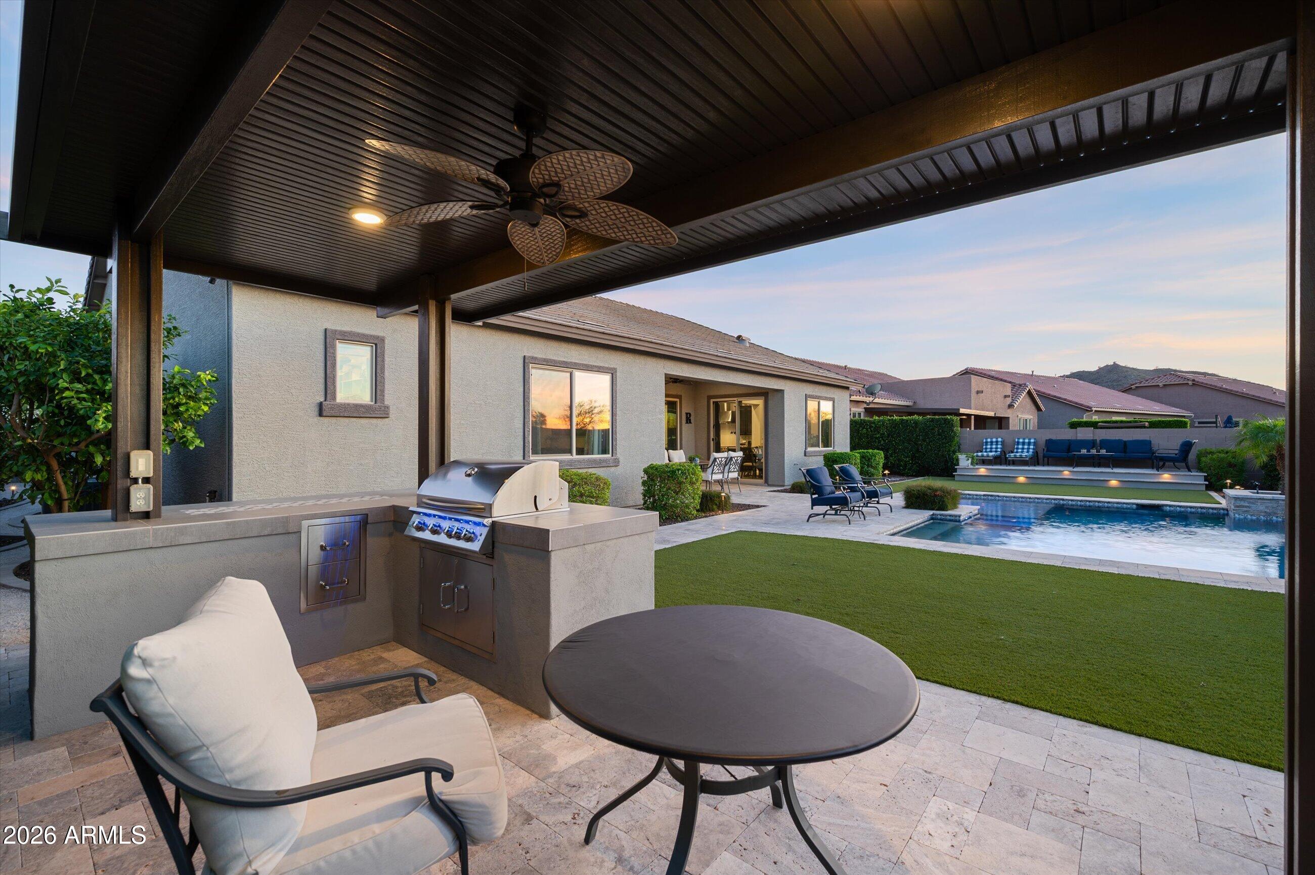 6406 Copper Springs Road Phoenix, AZ 85083 - Photo 43 of 59 a outdoor space with furniture and garden