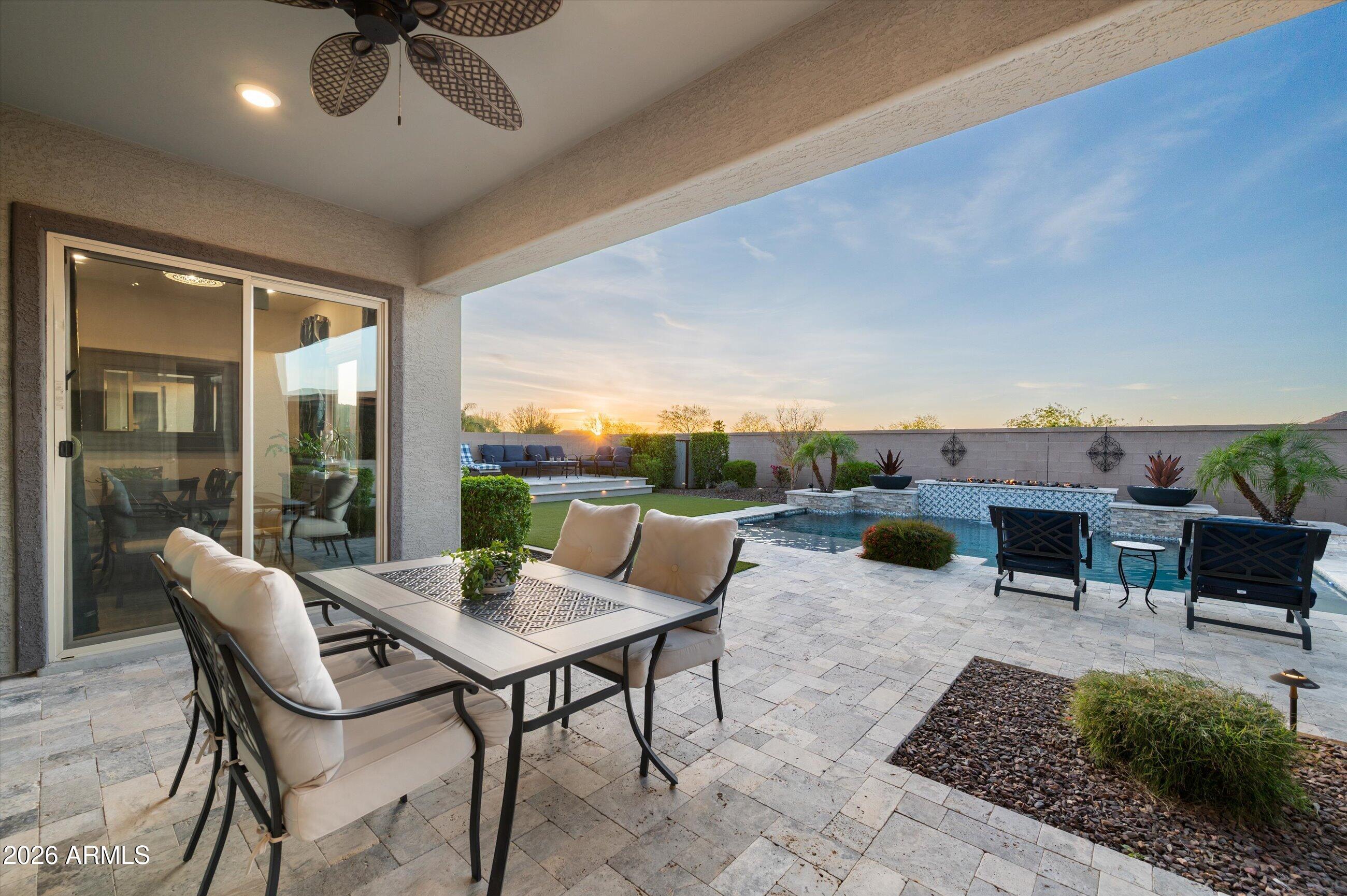 6406 Copper Springs Road Phoenix, AZ 85083 - Photo 45 of 59 a outdoor space with furniture and garden view