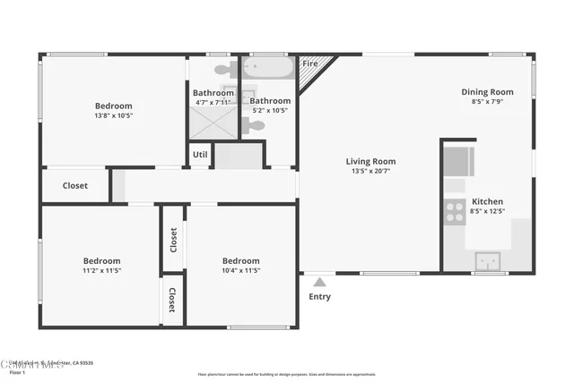 $425,000 | 546 East Nugent Street, Lancaster, CA 93535