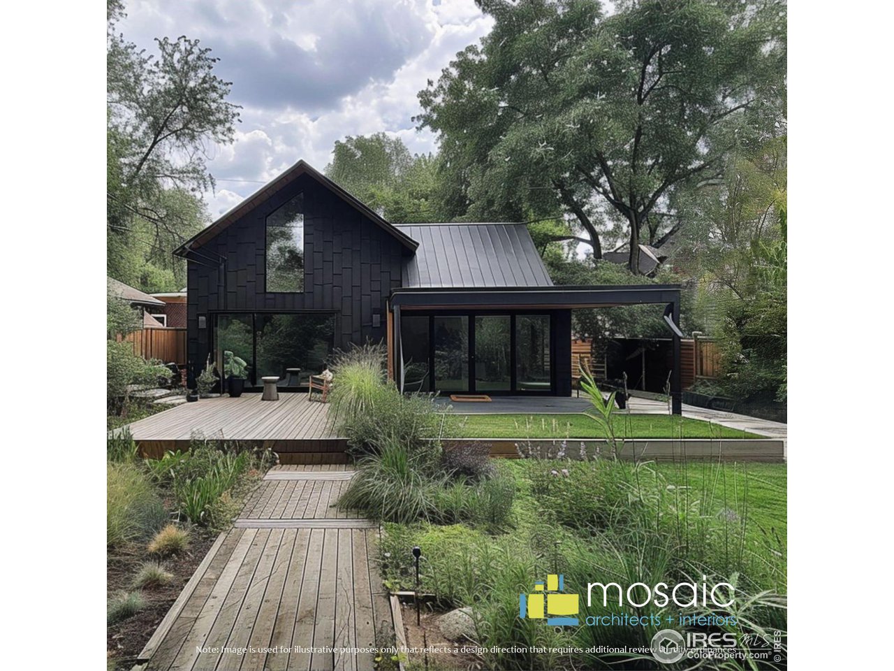 1010 6th Street Boulder, CO 80302 - Photo 2 of 7 Conceptual Rendering Potential suggestion - NOT TO SCALE AND not approved by City of Boulder