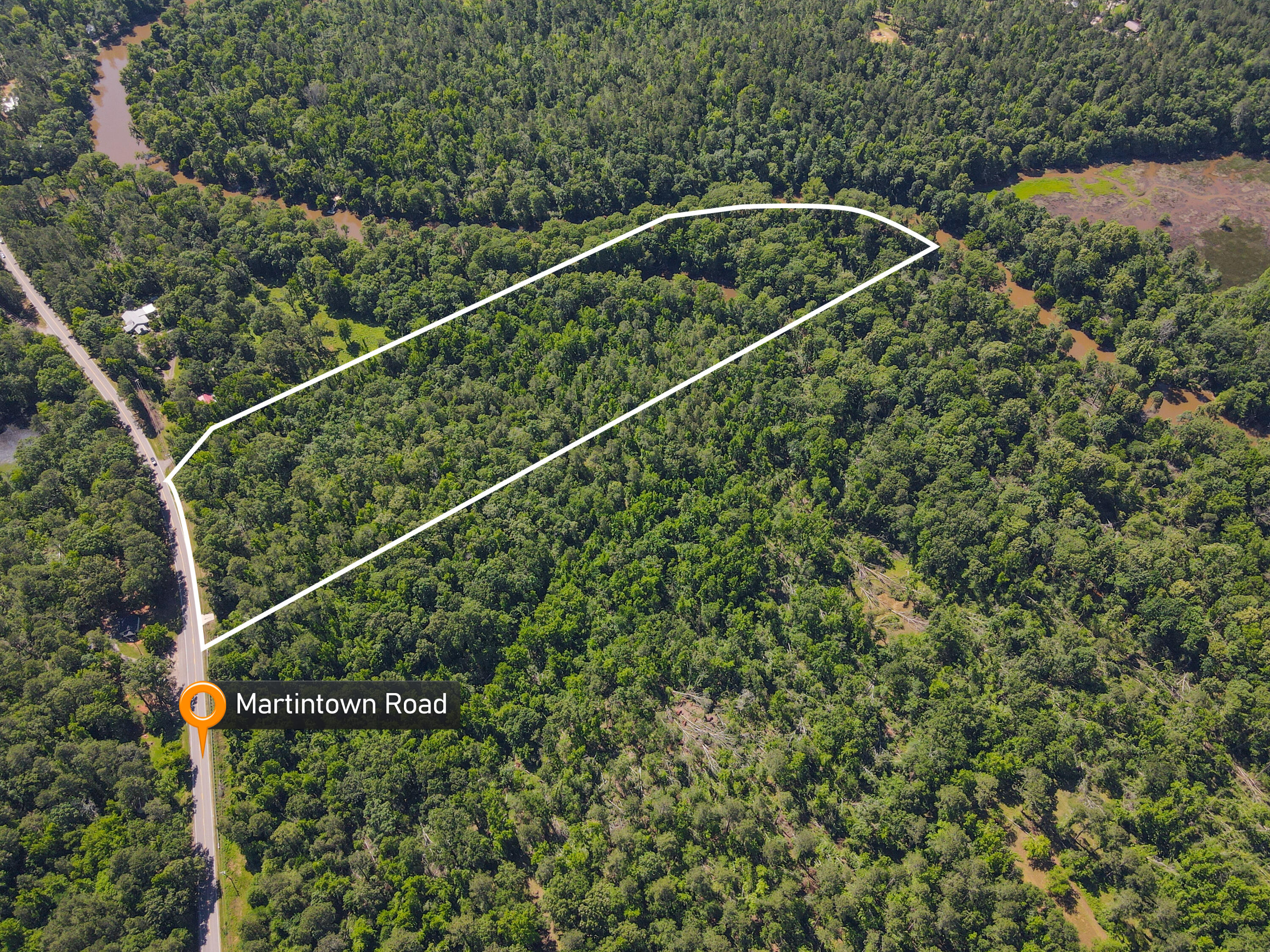 0 Martintown Road Clarks Hill, SC 29821 - Photo 1 of 5 12.28ac Wooded Land on Stevens Creek