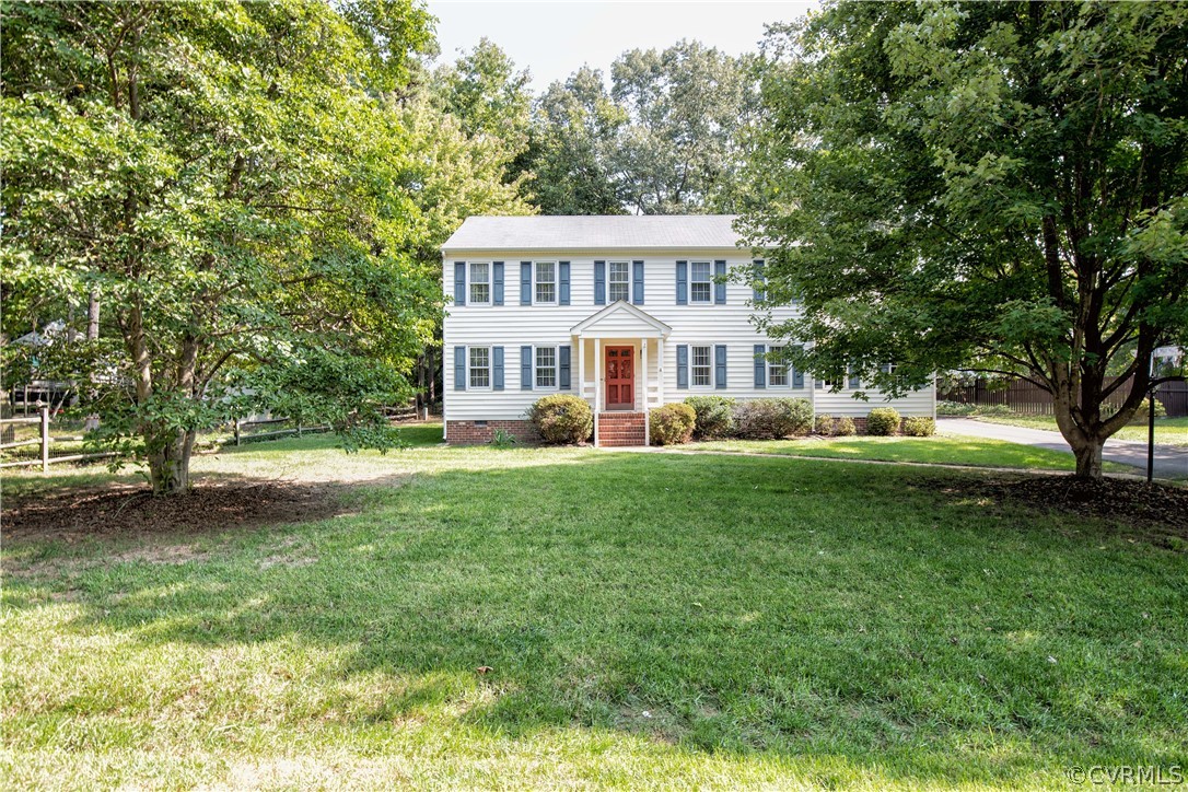 807 Dawnwood Road Midlothian, VA 23114 - Photo 36 of 37 a view of a house with a big yard