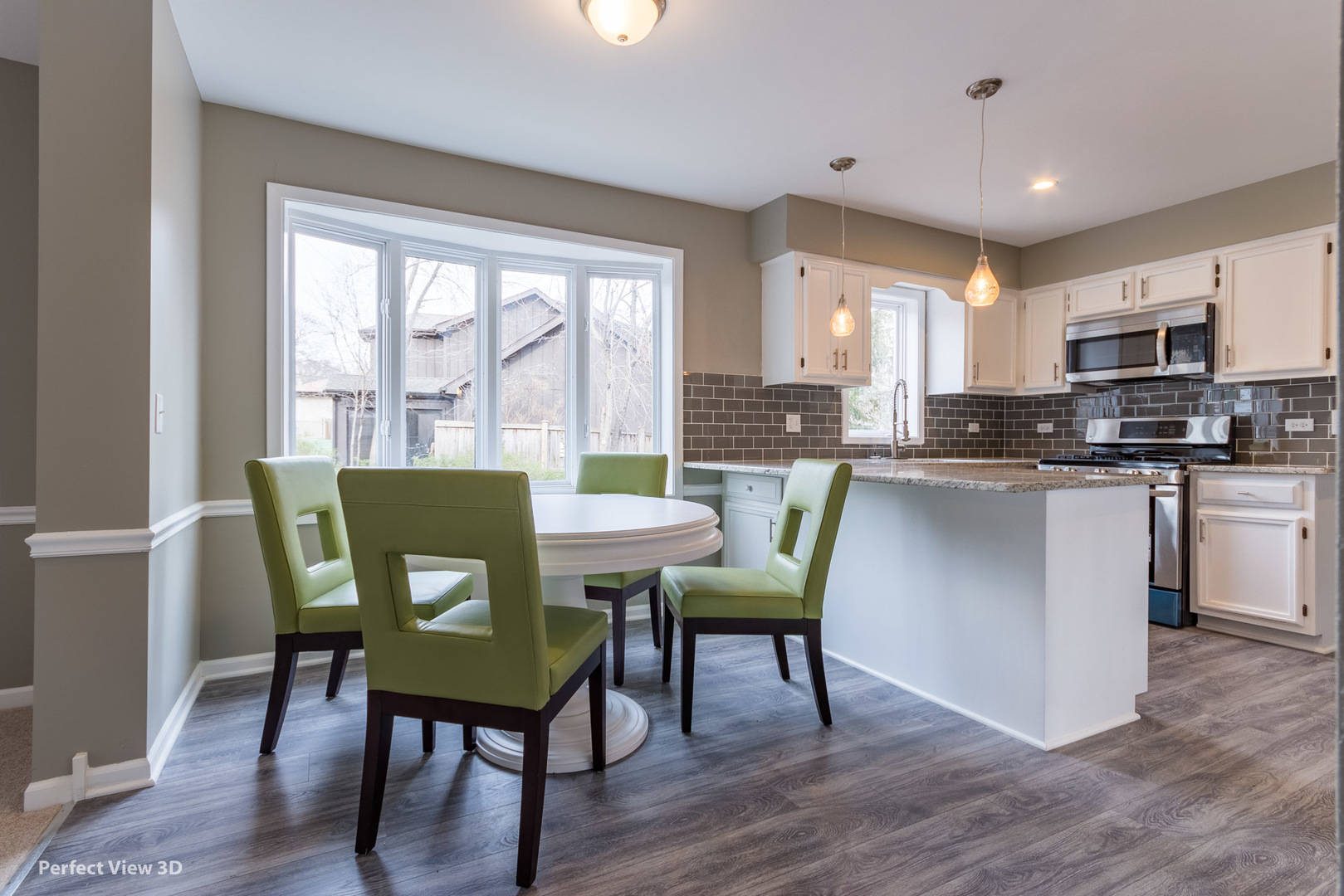 1100 West Seil Road Shorewood, IL 60404 - Photo 12 of 30 a view of a dining room with furniture window and outside view