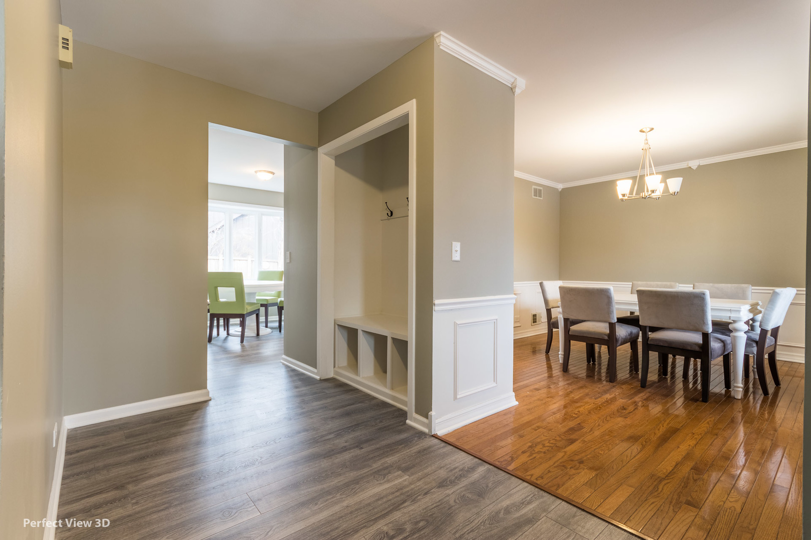 1100 West Seil Road Shorewood, IL 60404 - Photo 2 of 30 a view of a dining room with furniture and wooden floor