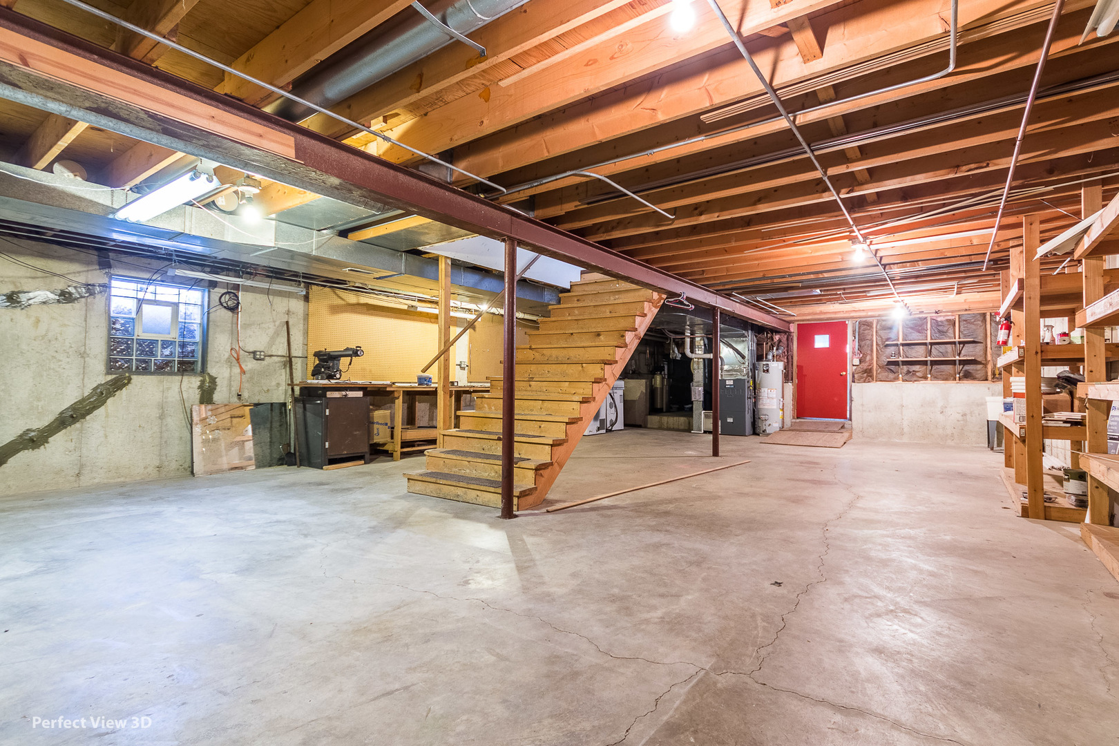1100 West Seil Road Shorewood, IL 60404 - Photo 27 of 30 a view of empty room with wooden ceiling