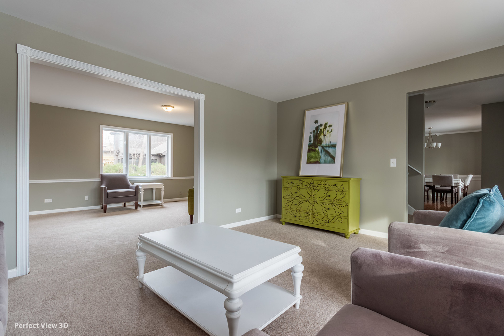 1100 West Seil Road Shorewood, IL 60404 - Photo 7 of 30 a living room with furniture and large windows