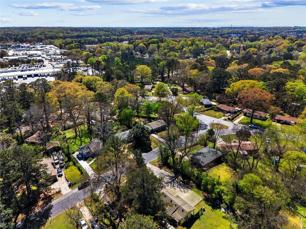 1111 Valley View Road Southeast Atlanta, GA 30315 - Photo 30 of 31 an aerial view of residential houses with outdoor space