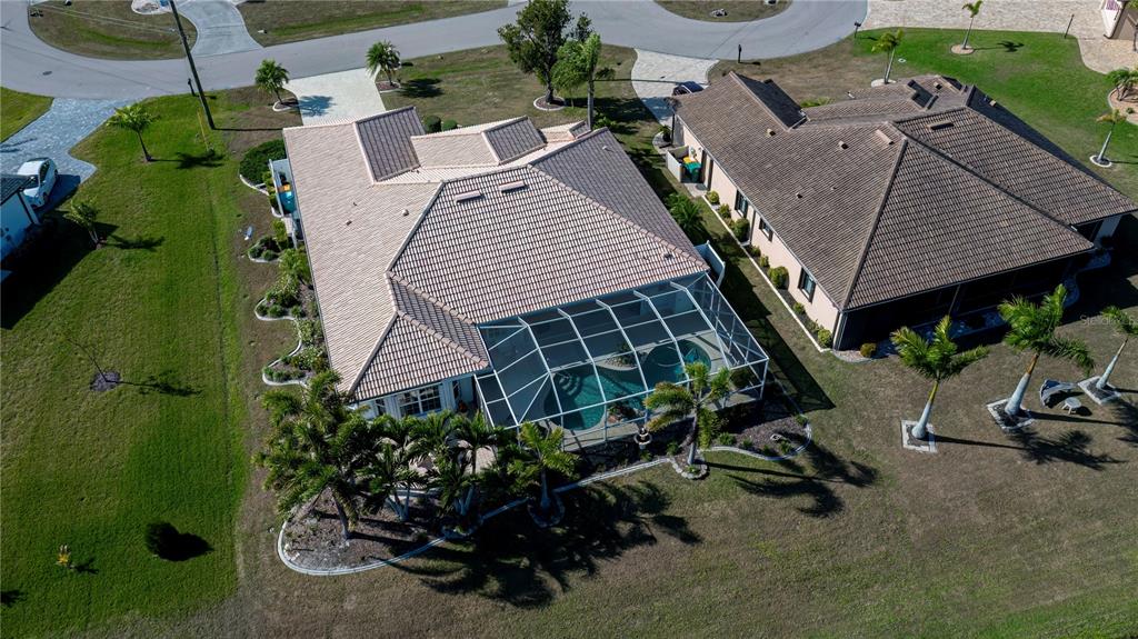 26373 Madagascar Road Punta Gorda, FL 33983 - Photo 75 of 90 an aerial view of a house with garden space and street view