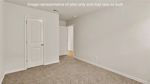 a view of an empty room