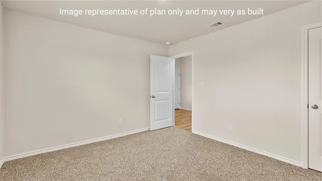 a view of an empty room