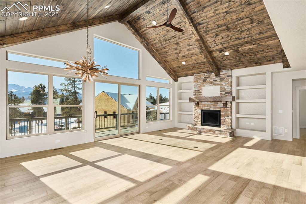 1425 Red Haven Place Woodland Park, CO 80863 - Photo 4 of 6 a view of outdoor space deck and kitchen view