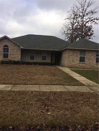 a backyard of a house
