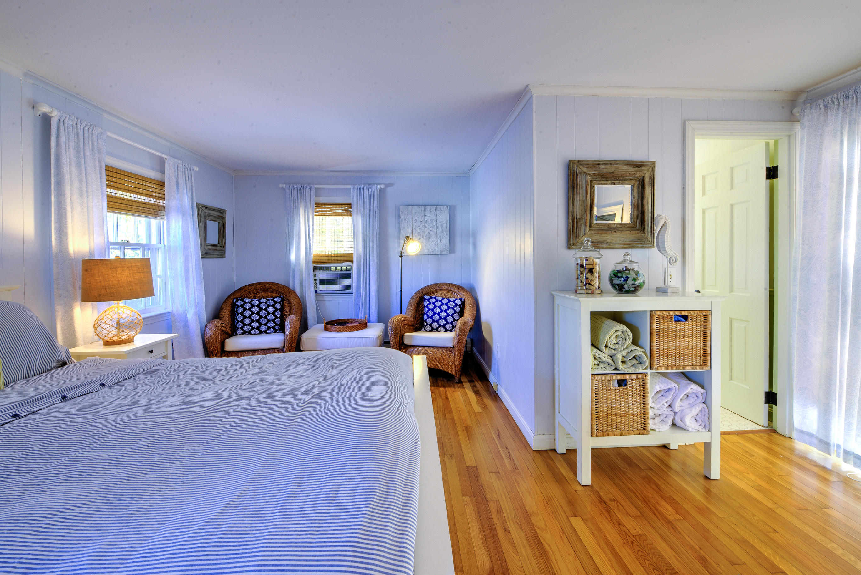 36 Deep Hole Road Harwich Port, MA 02646 - Photo 25 of 34 a bedroom with a bed and wooden floor