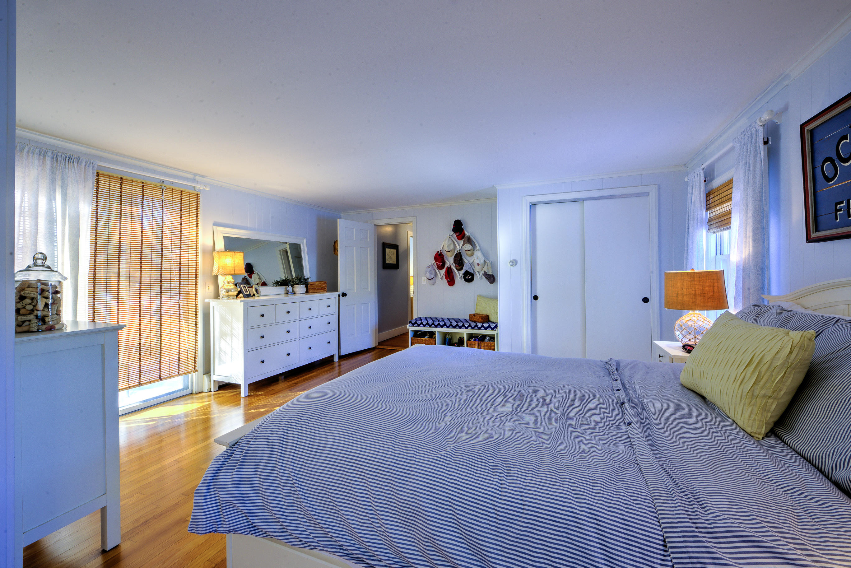 36 Deep Hole Road Harwich Port, MA 02646 - Photo 26 of 34 a bedroom with a bed and a couch